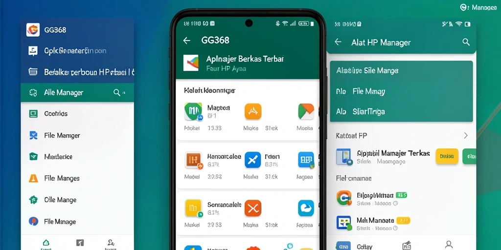 Tampilan antarmuka GG368 yang sederhana dan fungsional.