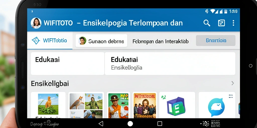 Tampilan antarmuka aplikasi WIFITOTO yang interaktif dan informatif.