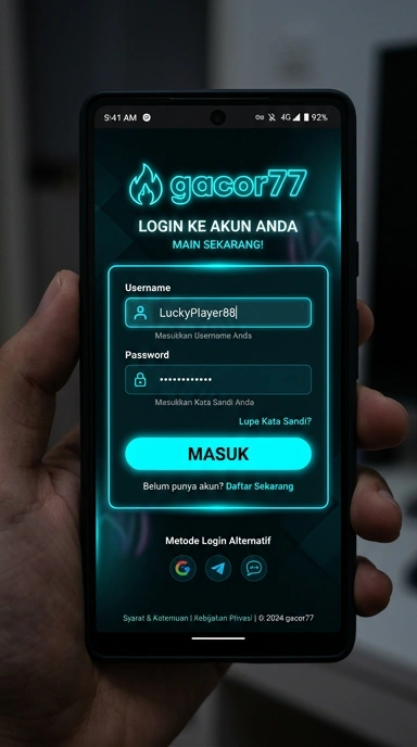 Masuk ke Akun Gacor77 dengan Mudah